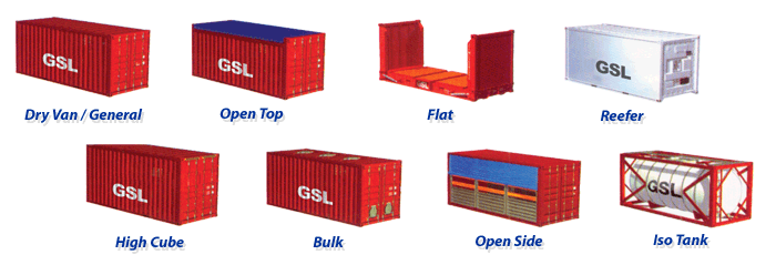 containers from china
